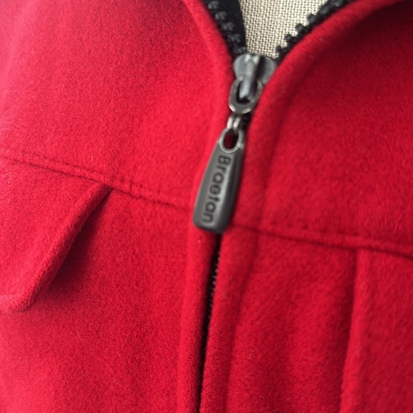 Braeton 100% Wool Red Hooded Coat XL - Picture 3 of 7
